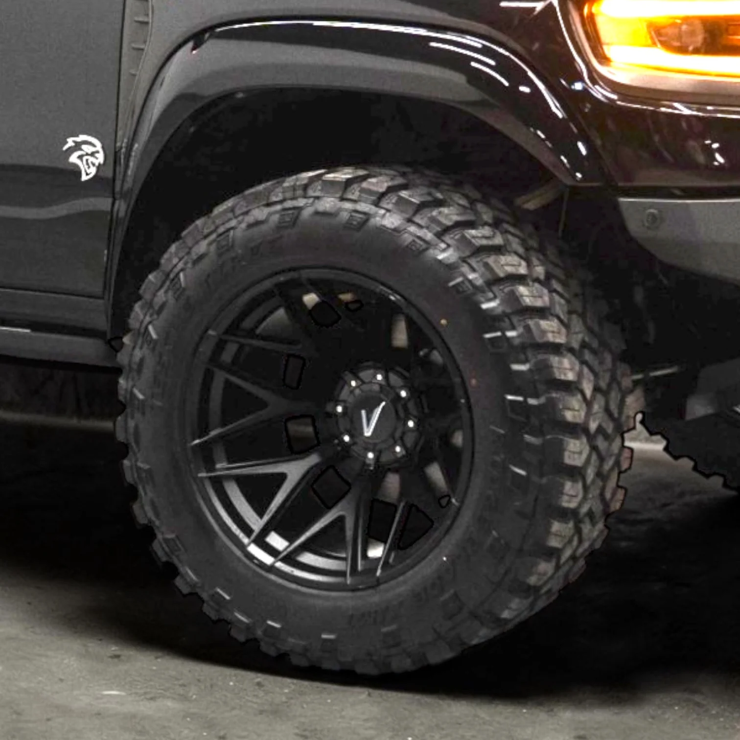 Apocalypse GEN 3 BLACK Rim for F150 (22x14) Ultimate Offset - Image 4