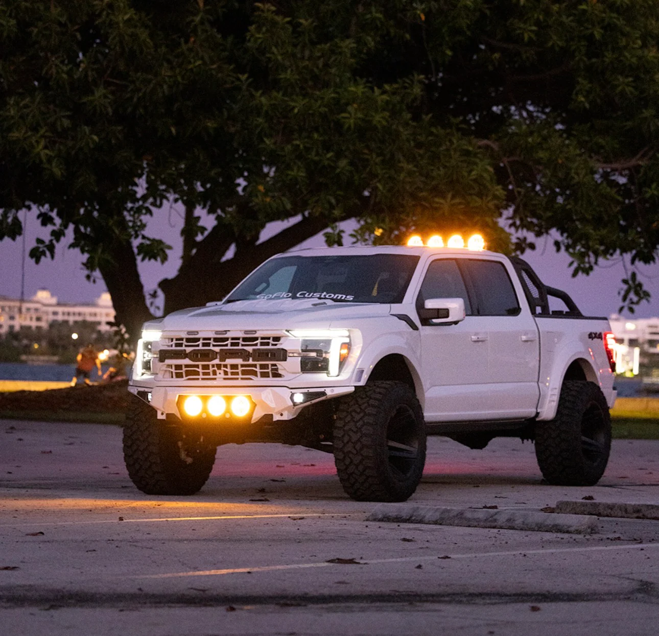 FORD F-150 2021-2026 BAJA STEEL BUMPER WITH 3 CENTER LED LIGHTS and Skid Plate F150 - Image 11