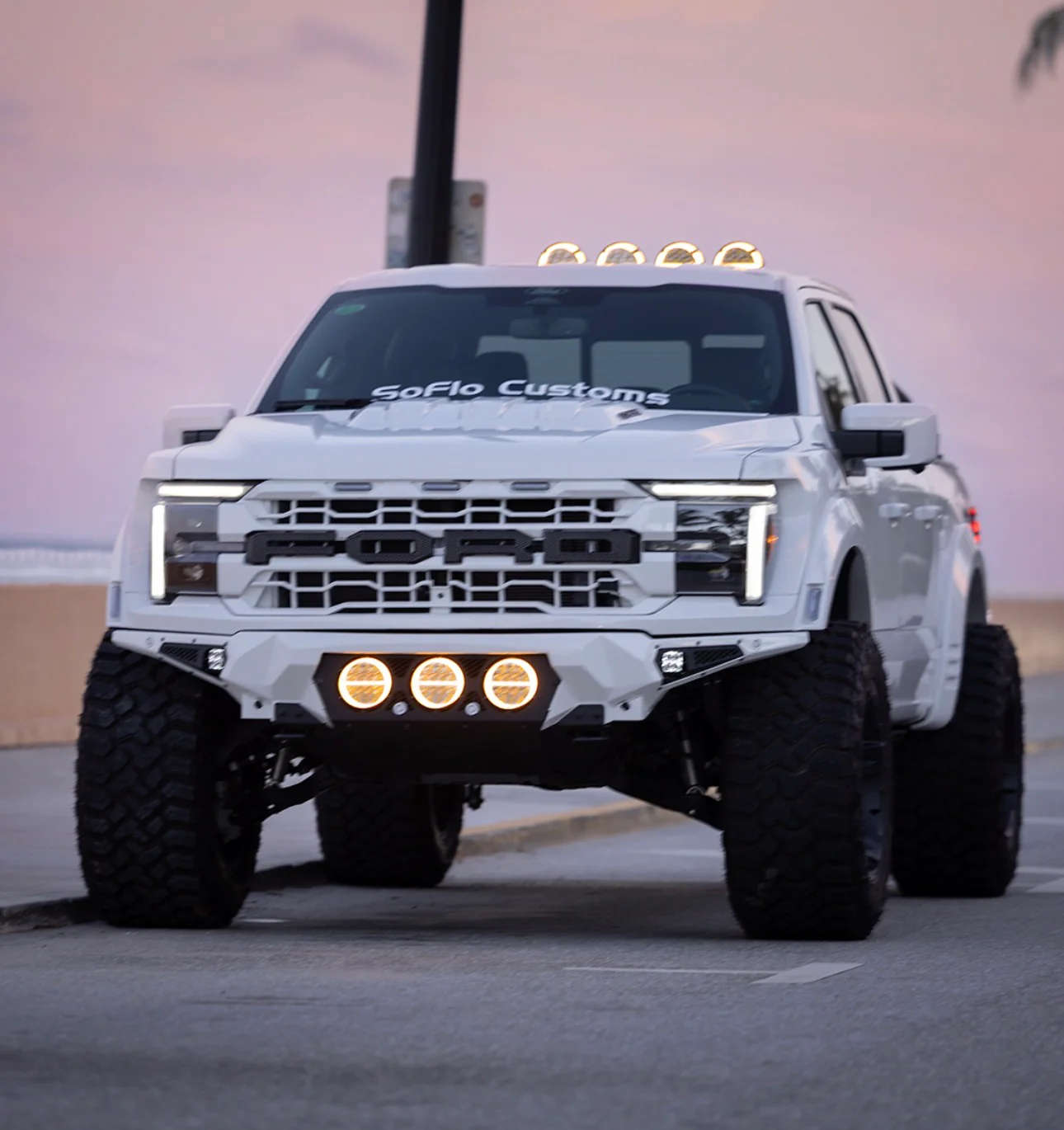 FORD F-150 2021-2026 BAJA STEEL BUMPER WITH 3 CENTER LED LIGHTS and Skid Plate F150 - Image 10