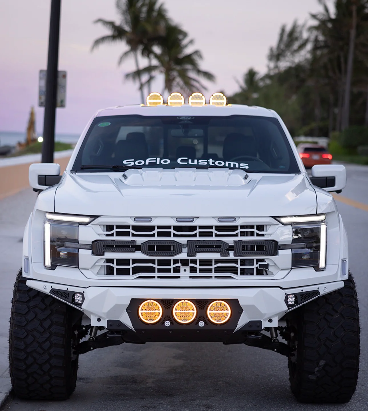 FORD F-150 2021-2026 BAJA STEEL BUMPER WITH 3 CENTER LED LIGHTS and Skid Plate F150 - Image 12