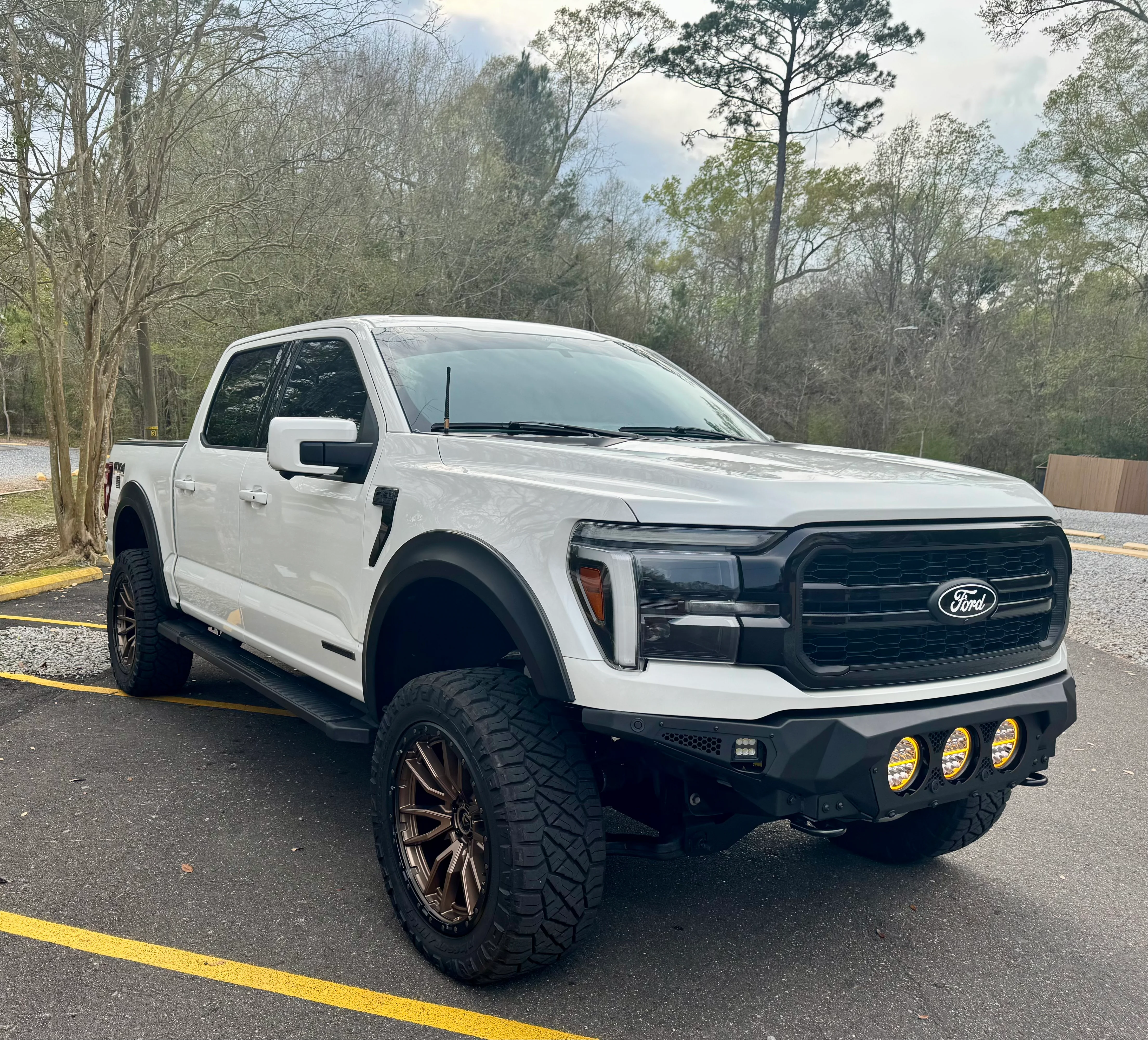 FORD F-150 2021-2026 BAJA STEEL BUMPER WITH 3 CENTER LED LIGHTS and Skid Plate F150 - Image 7