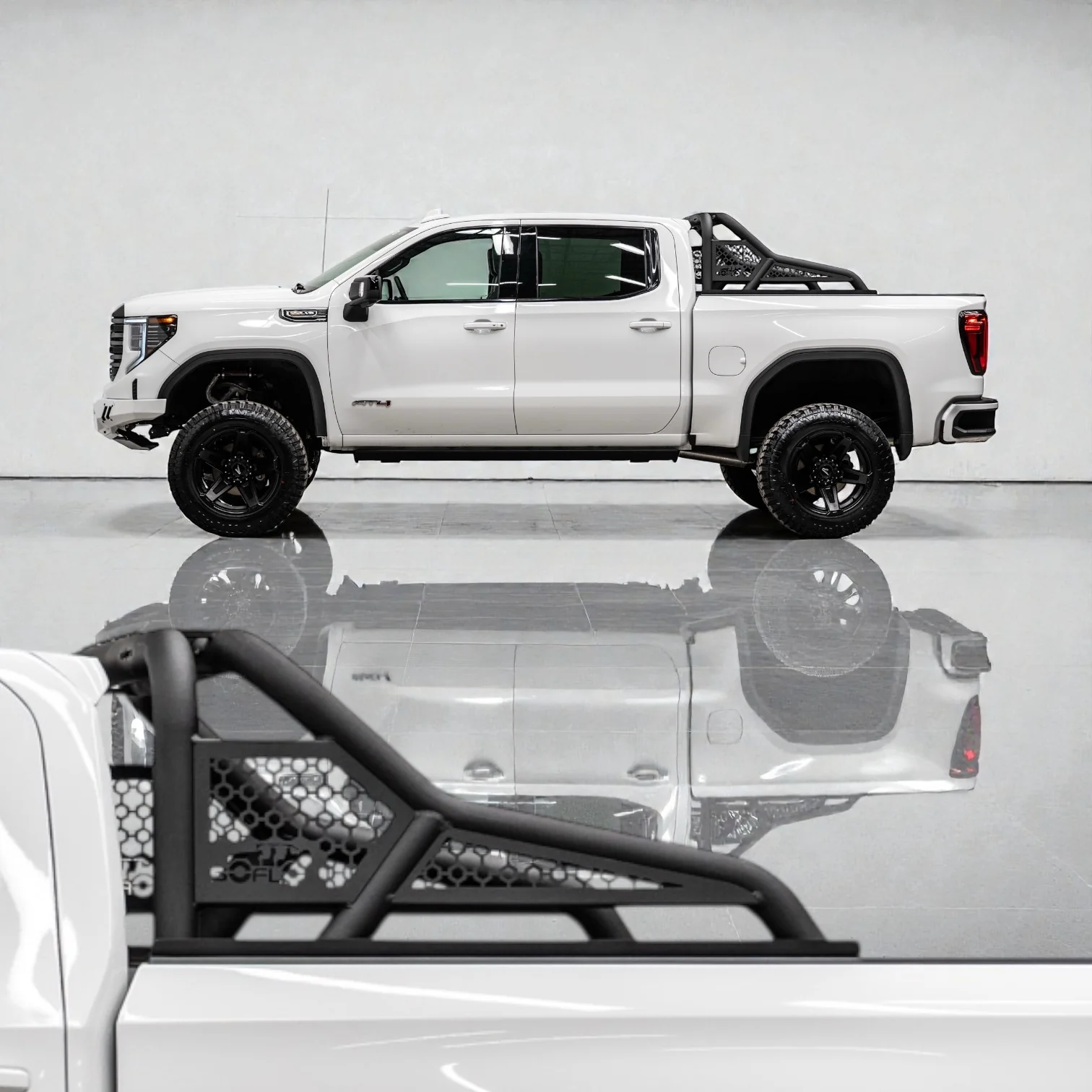 GMC SIERRA 1500 (2019-2026) ALUMINUM REAR BED CHASE RACK
