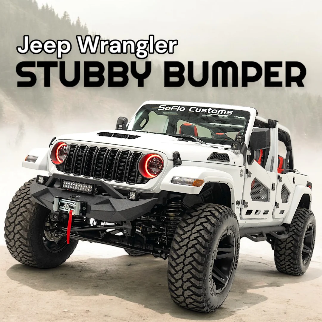 Jeep Wrangler Front Bumper Stubby 2018-2026 - Image 3