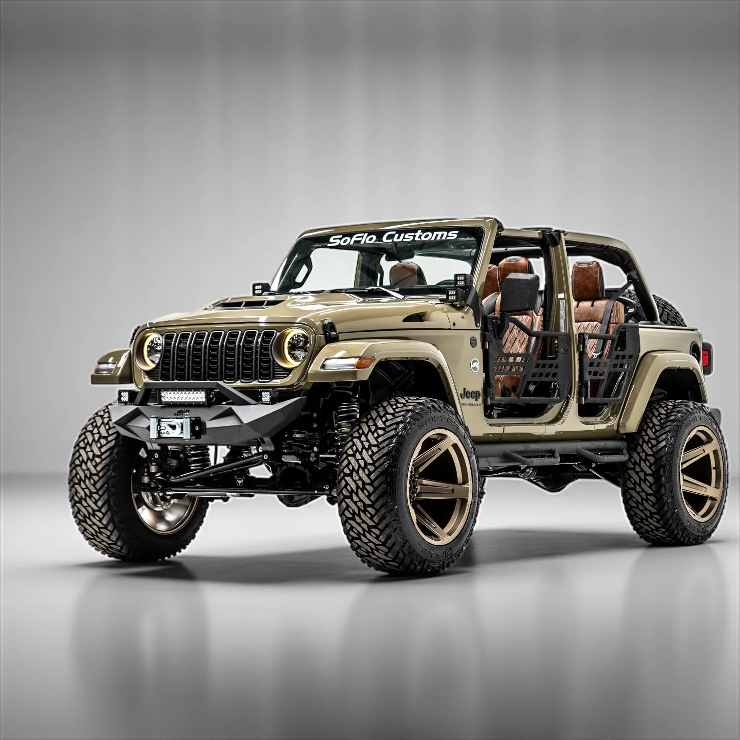 Jeep Wrangler Pipe Doors x4 2018-2026 - Image 3