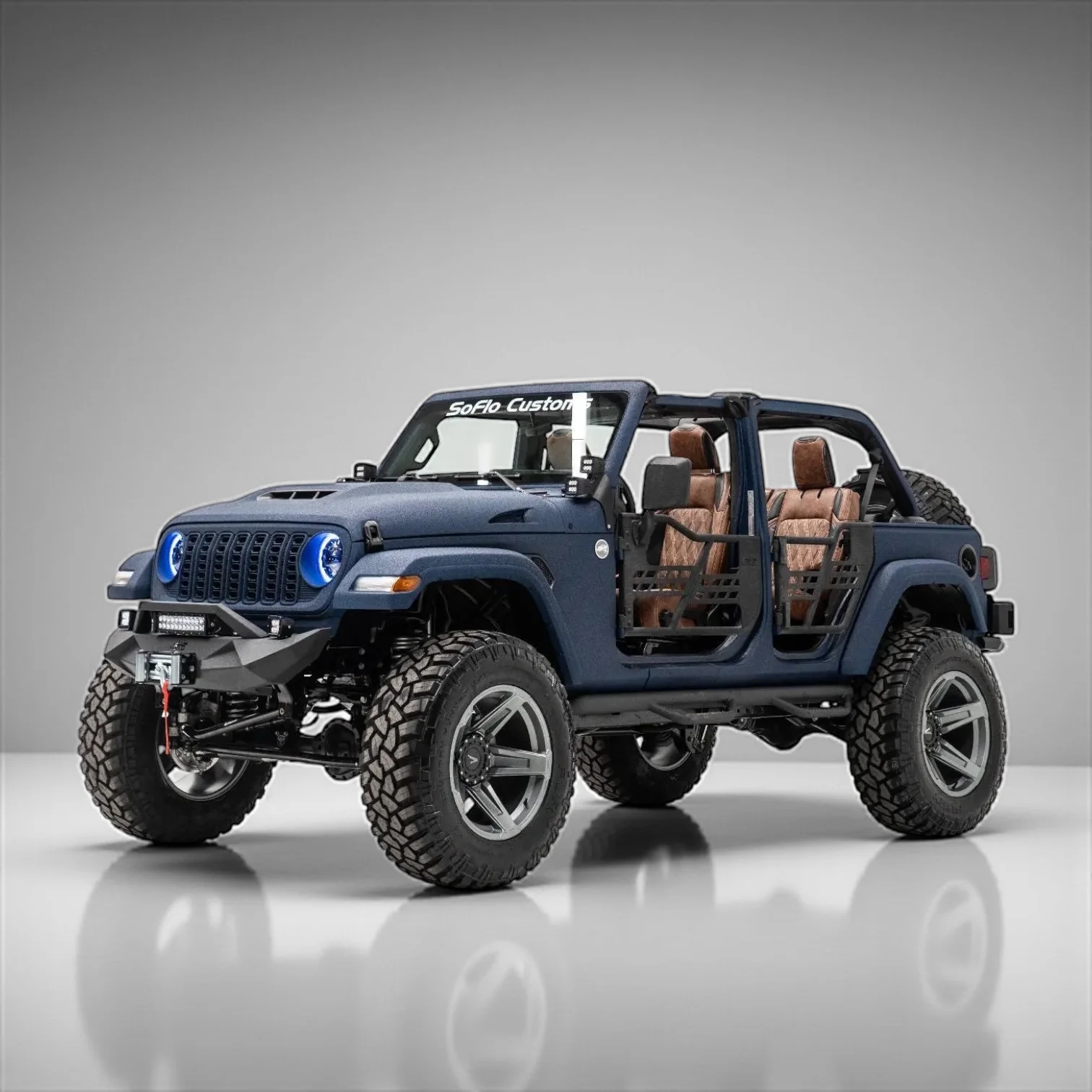 Jeep Wrangler Pipe Doors x4 2018-2026 - Image 4